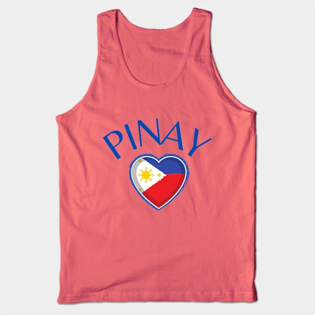 pinay pride with Philippine flag Tank Top by CatheBelan